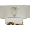 Lampe da tavolo Mauro Ferretti Florida E27 ∅ 30 x 43,5 cm bianca oro