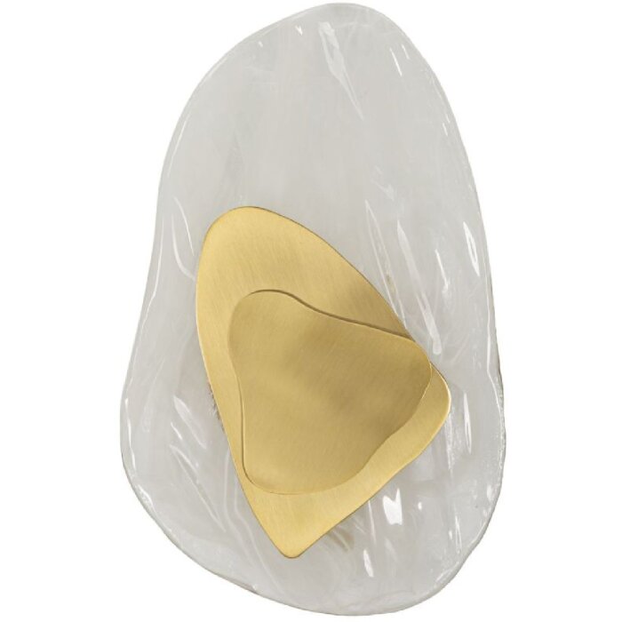 Luce da parete Mauro Ferretti Oceano Oro E14 21x8x31 cm oro bianco
