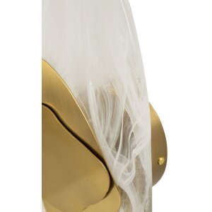 Luce da parete Mauro Ferretti Oceano Oro E14 21x8x31 cm oro bianco