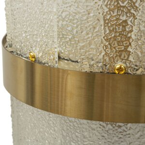 Lumino da pare Mauro Ferretti Grigio E14 20x14x28 cm oro bianco