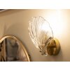 Lumino da pare Mauro Ferretti "Shell" E14, 20x14x22 cm oro naturale