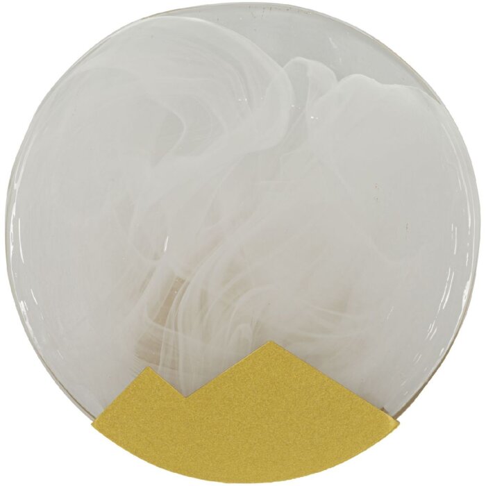 Luce da parete Mauro Ferretti Luna E14 Ø 20x10 cm oro bianco