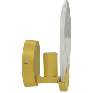 Luce da parete Mauro Ferretti Luna E14 Ø 20x10 cm oro bianco