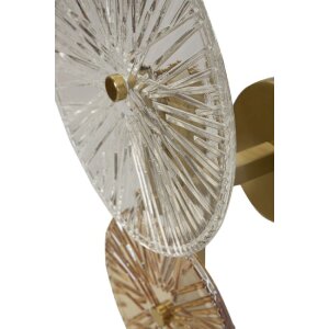 Mauro Ferretti Lampada da Parete Alba E14 20x14x41 cm oro naturale