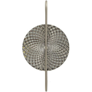 Lumino da pare Mauro Ferretti Argento E14 28x15x54 cm argento