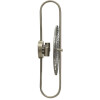 Lumino da pare Mauro Ferretti Argento E14 28x15x54 cm argento