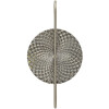 Lumino da pare Mauro Ferretti Argento E14 28x15x54 cm argento
