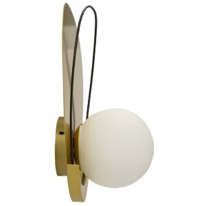 Lampada da Parete Mauro Ferretti Circuiti E27 Oro Nero...