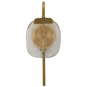 Mauro Ferretti Abat-jour Softly E14 15x14x38 cm oro naturale