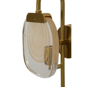 Mauro Ferretti Abat-jour Softly E14 15x14x38 cm oro naturale