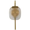 Mauro Ferretti Abat-jour Softly E14 15x14x38 cm oro naturale