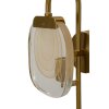 Mauro Ferretti Abat-jour Softly E14 15x14x38 cm oro naturale