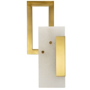 Mauro Ferretti Lume da Parete CUBO E14 15x8x33 cm oro...