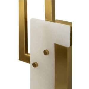 Mauro Ferretti Lume da Parete CUBO E14 15x8x33 cm oro satinato
