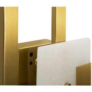 Mauro Ferretti Lume da Parete CUBO E14 15x8x33 cm oro satinato