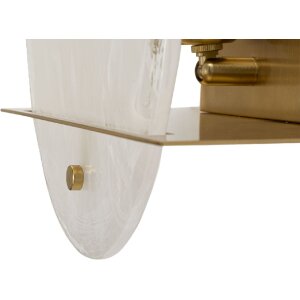 Mauro Ferretti applique da parete Portlan E14 20x11x25 cm oro naturale