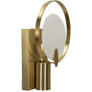Lampe da pare Mauro Ferretti Oklan E14 20x10x29 cm oro...