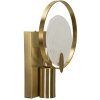 Lampe da pare Mauro Ferretti Oklan E14 20x10x29 cm oro naturale