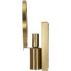 Lampe da pare Mauro Ferretti Oklan E14 20x10x29 cm oro naturale