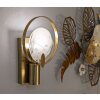 Lampe da pare Mauro Ferretti Oklan E14 20x10x29 cm oro naturale