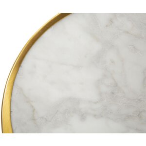 Luminaria da parete Mauro Ferretti Marmo E14 24x6x24 cm dorato venato
