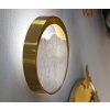 Luminaria da parete Mauro Ferretti Marmo E14 24x6x24 cm dorato venato