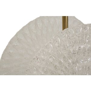 Pendente Mauro Ferretti Vetro E14 35x18x80 cm oro bianco