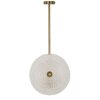 Pendente Mauro Ferretti Vetro E14 35x18x80 cm oro bianco