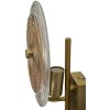 Mauro Ferretti Applique Venise E14 25x10x52 cm or naturel brun