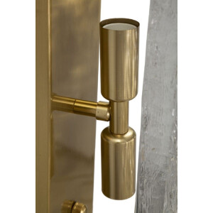 Mauro Ferretti Applique Oblin E14 36x15x10 cm oro naturale