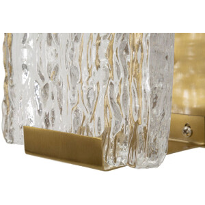 Mauro Ferretti Applique Oblin E14 36x15x10 cm oro naturale