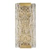 Mauro Ferretti Applique Oblin E14 36x15x10 cm oro naturale