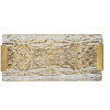 Mauro Ferretti Applique Oblin E14 36x15x10 cm oro naturale