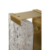 Mauro Ferretti Applique Oblin E14 36x15x10 cm oro naturale