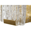 Mauro Ferretti Applique Oblin E14 36x15x10 cm oro naturale