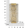 Mauro Ferretti Applique Oblin E14 36x15x10 cm oro naturale