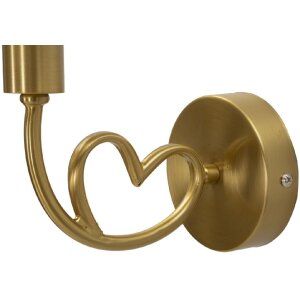 Lampada da Parete Lovy Mauro Ferretti E14 23x15x22 cm oro bianco