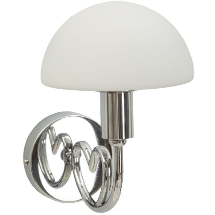 Lampada da parete Lovy Mauro Ferretti E14 23x15x22 cm argento bianco
