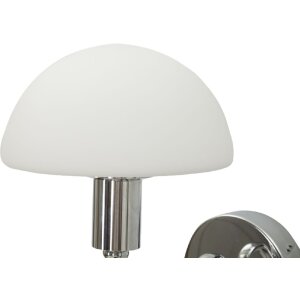Lampada da parete Lovy Mauro Ferretti E14 23x15x22 cm argento bianco