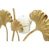 Mauro Ferretti Portacandela Iris 29x12,5x44 cm oro nero