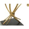 Mauro Ferretti Portacandela Iris 29x12,5x44 cm oro nero