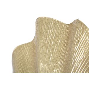 Mauro Ferretti Portacandela Foglia Oro 41x11.5x40 cm Parete Decorativo