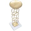 Mauro Ferretti Bollitore per Candele Bubbe 10x10x27 cm orobianco