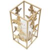 Mauro Ferretti Portacandele Farfalla dorato 14x14x29 cm