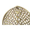 Supporto per candeline muro Lotus Mauro Ferretti 20x8x22,2 cm dorato nero