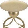 Mauro Ferretti Portacandele Stella oro bianco 10x10x32 cm