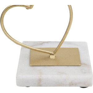 Mauro Ferretti Candeliere Herzen 14.5x10x32.5cm oro bianco
