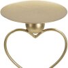 Mauro Ferretti Candeliere Herzen 14.5x10x32.5cm oro bianco