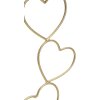 Mauro Ferretti Candeliere Herzen 14.5x10x32.5cm oro bianco