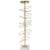 Mauro Ferretti Candelieri Anelli 14x13x50,5 cm dorati e bianchi